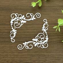 1pc Leaf Corner Metal Cutting Die Template, Suitable For Scrapbooking, Photo Albums, Decorative Embossing And Handmade Paper Craft Card Making - Leaf - View 4