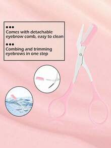 Set Alat Pemangkas Rambut Profesional, Termasuk Gunting Lengkung, Gunting Pemangkas Presisi, Sisir, Alat Pengontrol Panjang, Pemangkas, Gunting Pemangkas Rambut Wajah dan Sisir Mini, Aksesori Penataan Rambut Rumahan, Tahan Aus - Beraneka warna - View 10