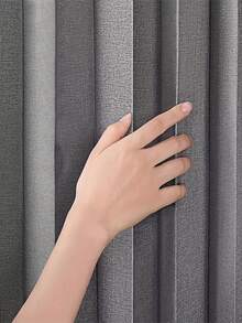 Minimalist Style Louvered Door Curtain With Hooks And Storage Straps. Very Suitable For Use In Living Rooms, Bedrooms, Or Kitchens. The Design Is Simple And Easy To Maintain, Suitable For Year-Round Use, And Has Durability And A Long Service Life. - D - View 11