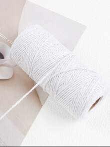 2mm 100M Colorful Macrame Cord Handmade Crafts DIY Beige Twisted Cord Twine Rope String Home Textile Two Strand Weaving Decor, Rope, Macrame Yarn For Wall Hangings, Plant Hangers, Crafts, DIY Decorating Projects - Multiple Styles - View 21