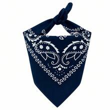 Printed Polyester Bandana Scarf In Various Colors - 1 Unit - Agua verde azul - Ver 3