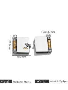1pc Stainless Steel Girls Love Letter Necklace With Openable Pendant DIY Jewelry Accessory - Blank Book - View 6