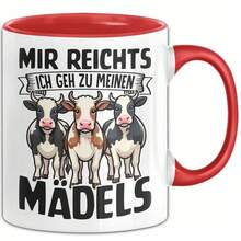 24-Hour Delivery In Mexico. "I'm Going To Visit My Friends" Coffee Mug For Cow Farmer Coffee Tumbler. Fun Coffee Mugs To Give As Gifts For Birthdays, Christmas, And Easter, As Well As For Everyday Use At Home Or In The Office. 11 Oz / 325 Ml Ceramic Mug. - 4 - 查看 1