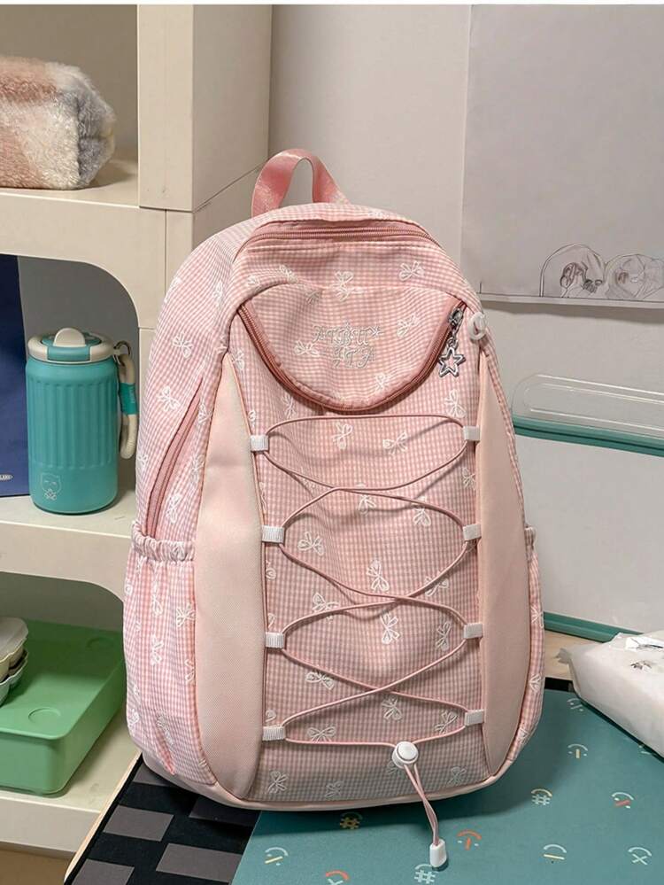New Back To School & Graduation Season Elegant Cute Fashionable Versatile Couple Travel Large Capacity Multifunctional Backpack - Multicolor - View 10