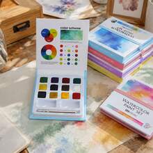 12 Colors Solid Watercolor Paint Set, Art Painting Use (Professional Art Use) - Sets - View 5