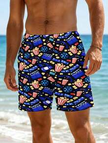 Men Beach Shorts - Multicolor - View 3