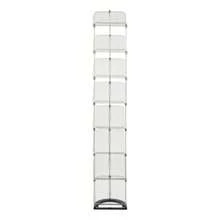 HaroldDol Set of Freistehend Grau Schuh Rack, 11.02x8.27x62.8inches Slim Schuh Organizer, Schmale 8 Ebenen Edelstahl Schuh Rack Für Die Lagerung Von Gegenständen Wie Kinderschuhe, Turnschuhe, Pantoffeln, Wohnungen, Knöchelstiefel Und Hohe Absätze-Geschenk Für Familie, Freunde, Geburtstage, Frühling, Sommer, Muttertag, Freund, Freundin - Übersicht 6