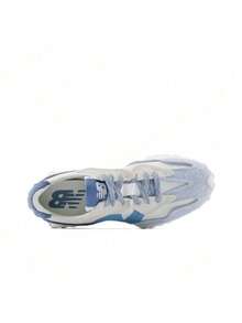 New Balance NB 327 Comfortable And Versatile Low-Top Casual Shoes, Unisex, Grey-Blue - Sky Blue - View 4