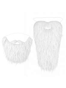 1pc/2pcs Long Natural-Looking Beard Mask, Great For Halloween, Christmas Costume Party Makeup, Cosplay - Multicolor - View 19
