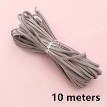10m 2.5mm 扁平仿麂皮編織繩，韓式天鵝絨皮革繩，DIY項鍊珠寶製作材料 - rope cords - 查看 33