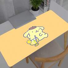 1入 Sanrio Pompompurin 可愛耐用電競滑鼠墊/桌墊，防滑，適用於辦公室、學校與居家裝飾，趣味設計，可水洗 - 222 - 查看 6