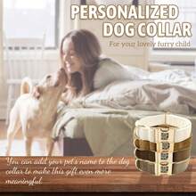 1 pieza Collar personalizado con código QR para mascotas en marrón y crema, con grabado de nombre personalizado y un código QR de contacto para protección de la privacidad, capaz de rastrear y localizar a la mascota. Multifuncional, adecuado como regalo para amantes de los perros y dueños de mascotas - Multicolor - Ver 8