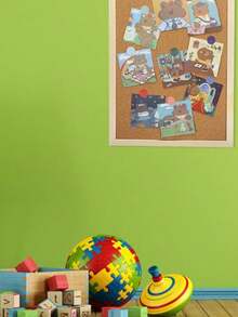 Multifunctional Cork Bulletin Board With Wooden Frame - Perfect For Storing Jewelry, Displaying Photos And Recording Notes, A Cute Storage Rack For Bedroom And Study - Mocha Brown - View 7