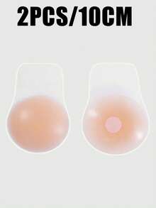 10/2 Packs Washable Silicone Nipple Covers, Invisible Seamless Anti-Glare Lifting Nipple Pads For Smooth Look - Multicolor - View 13