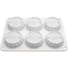 Molde de Silicona para Pastel con diseo de Conejo, Hecho a Mano, para Bricolaje, molde de silicona para pastel, molde para pastel de luna Mooncake N8, 52x 5, 8x 0, 84 Pulgadas - como las fotos - Ver 6
