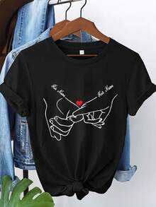 Women T-Shirts - 黑色 - 查看 2