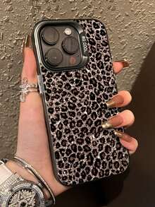 Leopard Print Shockproof Protective Phone Case, New And Vibrant, With Drop-Proof Silver Paint, Compatible With P15, P16, P16 Promax, P14 Promax, P13, P11, P12, XR, A13 4G Series, A14, A04, A34. Water, Shock, And Scratch Resistant, Anniversary Gift. - 多色7 - 查看 1