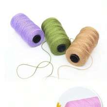 1PC Polyester Yarn 220Metre Knitted Crochet Cords For DIY Handbag Basket Purse Hat Trapillo Nylon Thread Round Rope - A - View 5