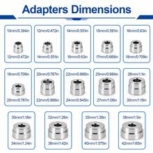 17-Piece Bearing Puller & Seal Driver Kit – Wheel Bearing Removal & Tools - Blue - View 4