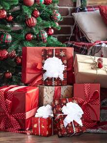 10/20/30/50 Stück weiße Hochzeitsauto-Schleifen, Geschenkverpackung, Hochzeitsauto-Dekoration, Geburtstagsfeier-Zubehör, Stuhl DIY Heimdekoration, Weihnachten Valentinstag - Weiß - Übersicht 2