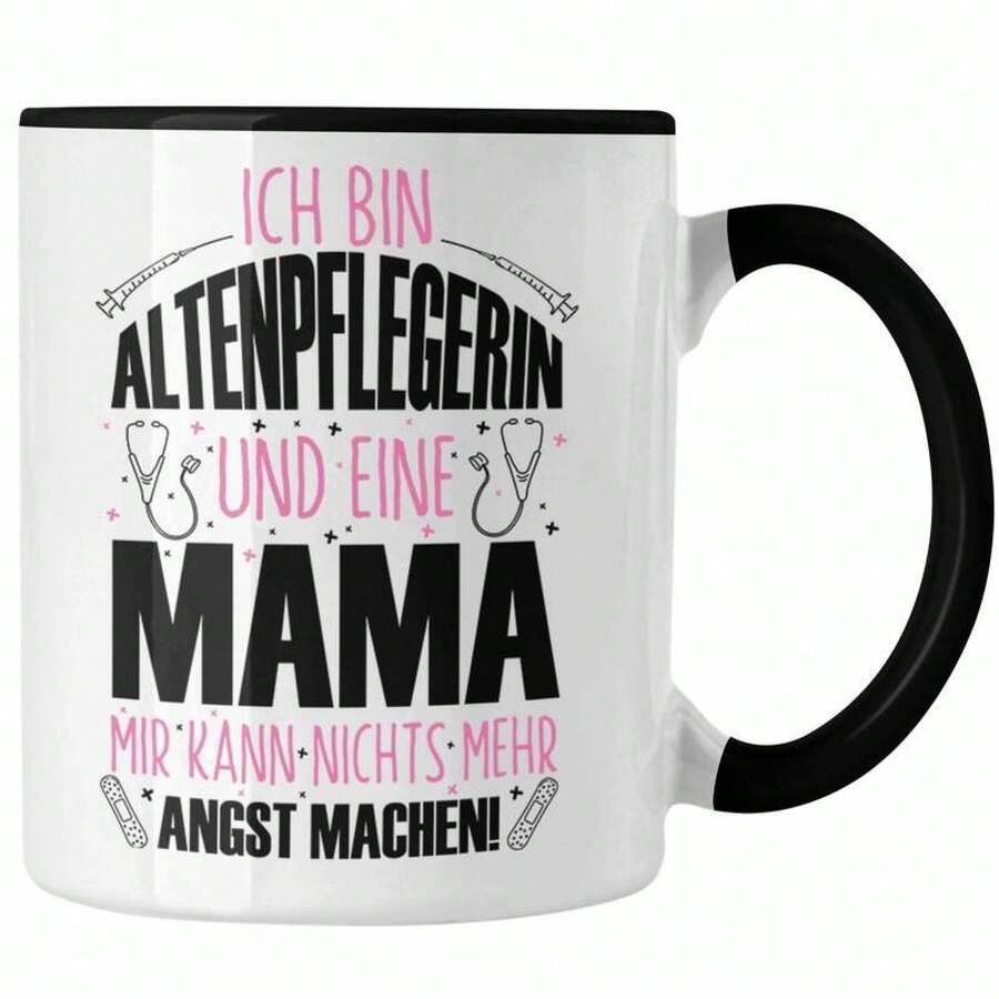 MX24-Hour Shipping-Beautiful Coffee Cup. Mug For Elderly Caregiver, Gift Idea For Mother With Funny Phrase, Mother's Day Gift For Elderly Care. Funny Coffee Mugs To Give As Gifts On Birthdays, Christmas And Easter, As Well As For Daily Use At Home Or In The Office. - 1 - 查看 1