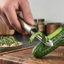 Full Rustproof Stainless Steel Peeler,Ultra Sharp Swivel Blade,Ergonomic Solid Handle With Hanging Hole,Labor-Saving Kitchen Gadget For Potato,Cucumber,Carrot,Apple,Orange,Dishwasher Easy To Clean - Multicolor - View 11