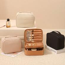 Extra Large Capacity Makeup Bag, High-End Portable Travel Business Trip Handheld Toiletries Storage Bag, Convenient To Carry For Travel, Essential For Beauty-Loving Girls - Multicolor - View 3