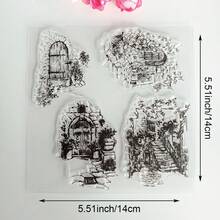 Stempel Silikon Transparan/Stempel untuk Scrapbooking, Pembuatan Kartu, Dekorasi DIY, Seri Bunga, Lanskap, Alam, Tanaman - alam - View 19