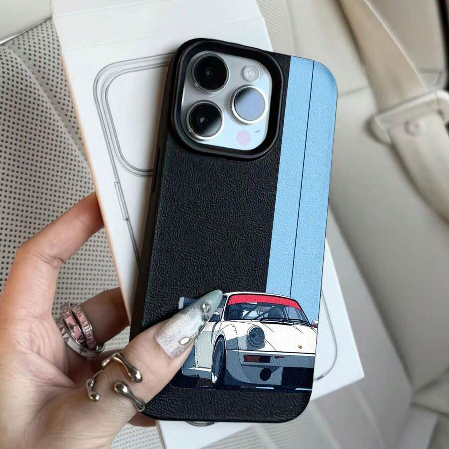 17 Case With A  And Creative Racing Pattern. - Multicolor - View 1
