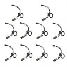 Backdrop Clips Clamps, Background Muslin String Clips Holder Photography Cloth Clip Adjustable Elastic Nylon Photo Clips For Photo Video Studio, Black - View 12