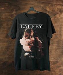 30% Off Laufey Tour Concert Collection Gift For Fans Up To Size 3XL T-Shirt - 黑色 - 查看 1