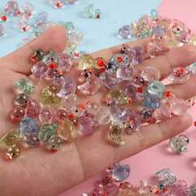 10/20/50/100pcs Multi-Color Glitter Transparent Mini Duck Resin Figurines, Mixed Color Glitter Transparent Duck Decor Toys, DIY Cream Glue & Slime Craft Toys, Suitable For Kids And Adults, Moss Micro Landscape Decoration, Party Fillers & Classroom Reward Gifts - Multicolor - View 4