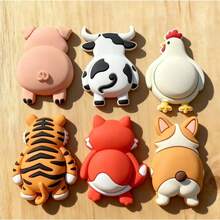 1 buah/2 buah/6 buah Stiker Anti Benturan Hewan Kartun, Terbuat dari Bahan PVC - Desain Hewan Kartun yang Lucu, Cocok untuk Pintu Rumah, Ponsel, dan Area Rawan Benturan Lainnya - Kartun - View 17