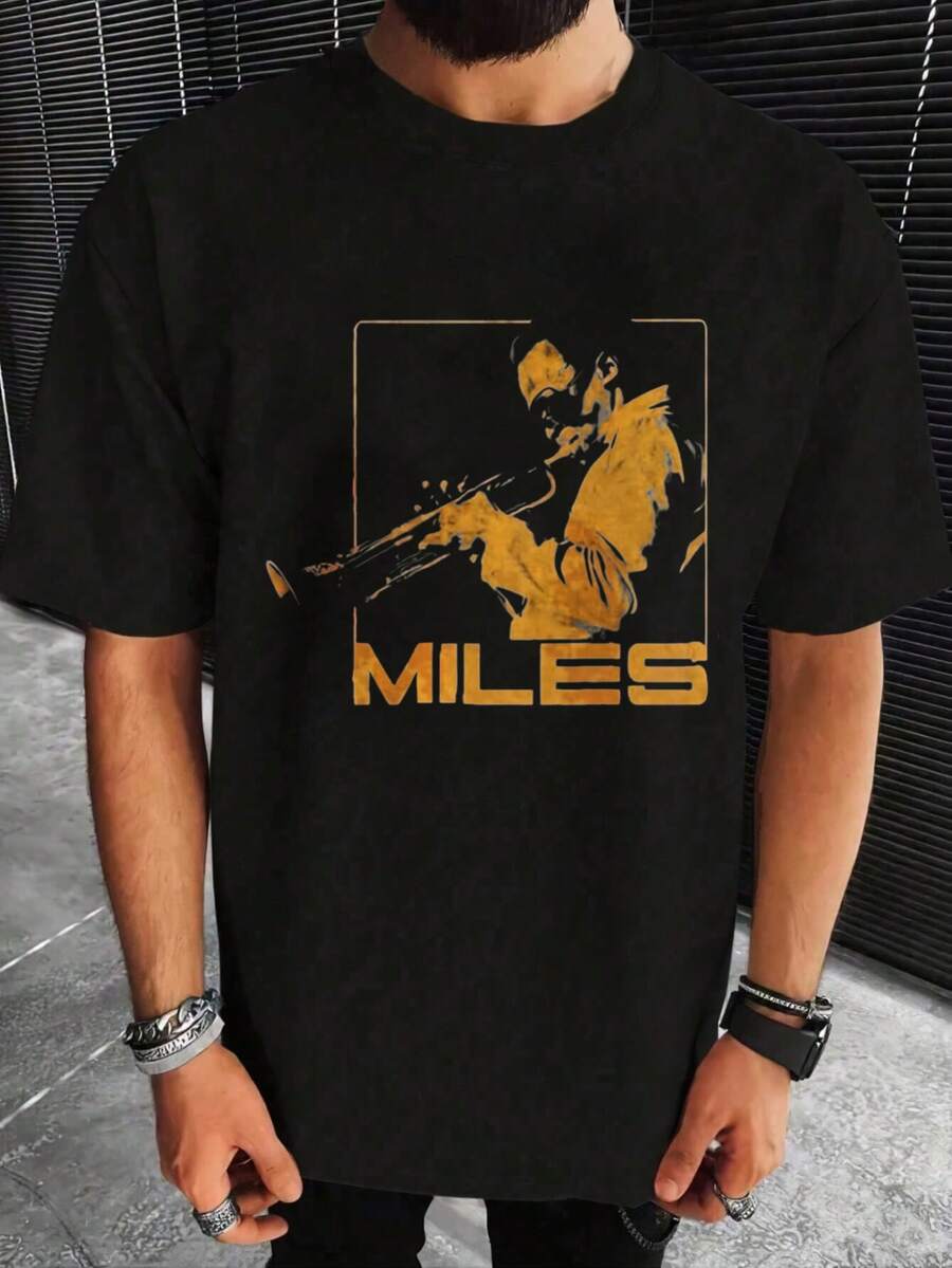 Men Sports Tees & Tanks - Black - View 1