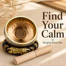 Vajra Singing Bowl 3.15 Inch Nepalese Craftsmanship, With Bright And Crisp Sound, Suitable For Meditation, And Can Also Be Given As A Gift - Cross Shaped Pestle Singing Bowl - View 11