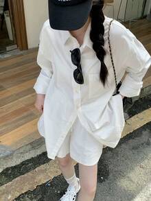 Women Blouses & Shirts - White - View 6