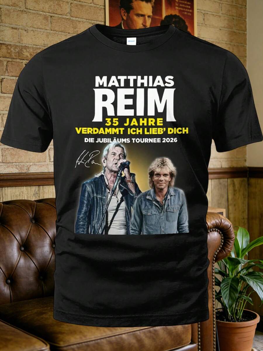 Matthias.Laim2025Year"The Best Moment On Stage"On Tour T Shirt - 黑色 - 查看 1