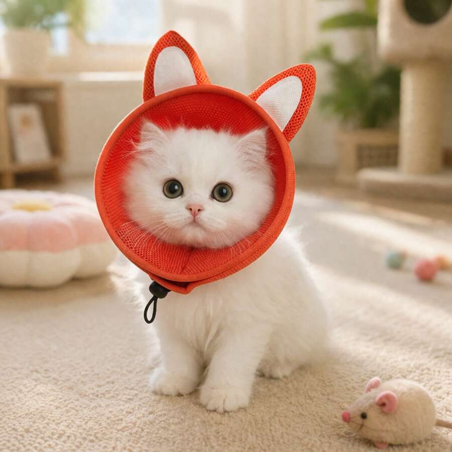 Pet Protective Collar Elizabeth Collar Pet Post-Surgery Care Anti-Scratch Anti-Lick Anti-Bite Neck Collar Pet Supplies - Multicolor - View 1