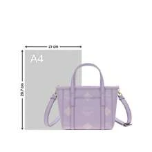 Mcm Toni Series Printed Women's Shoulder Crossbody Handbag - Purple MWPFAMT09UN001 - View 7
