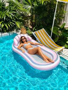 Adult Pool Floating Bed, Inflatable Hammock Floating Chair, Inflatable Pool Sofa Bed, Full Body Immersion Lounging, Suitable For Relaxing In The Pool - Multicolor - View 3