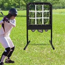 Pvc Practice Net Nine Grid Baseball Throwing Netball Softball Training Netball Sandbag Throwing Cross 9 Holes - Black - View 5