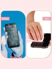 10/1pc Pink Microfiber Cleaning Cloth - Reusable, Soft And Highly Absorbent, Suitable For Wiping Glasses, Phones And Screens, Ideal For Home And Office Use, Essential For Screen Cleaning - View 4