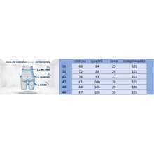Women's White Jeans With Elastane - Dark Blue - View 3