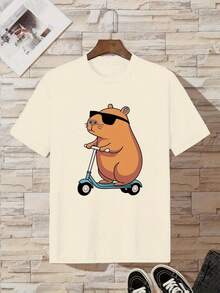Short-Sleeved T-Shirt For Boys - Apricot - View 1