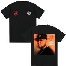 Rapper Maka Aura 2025 Tour Merch T Shirts Men Women Fashion Vintage Street T-shirt Casual Cotton Short Sleeve T Shirt Streetwear - 1T-Q09534-Schwarz - Übersicht 2