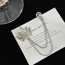 Premium Men's Brooch British Style Suit Chain Pin Diamond Crown Badge Vintage Corsage - Multicolor - View 5