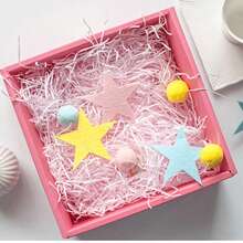 Colorful Raffia Shred Filler Set, Gift Box Packing Combination Kit For Wedding Birthday Present, Decorative Paper Grass Shred For Hamper & Gift Wrapping Accessories. - A - View 4