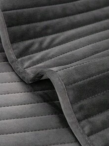 SANMOSPIN 1個現代經典風格純色條紋沙發靠墊，超音波製程，底部防滑顆粒，寵物友善沙發套，適用於1/2/3/4人座沙發，適合辦公室、臥室、戶外家居裝飾 - 灰色 - 查看 6