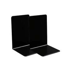 Heavy Duty Metal Bookends, Non-Slip Book Support Rack, Minimalist Metal Bookends, Sturdy Bookshelf Support, Suitable For Office Desk, School And Home Storage Organization Of Magazines, Documents, Back To School - Multiple Styles - View 7