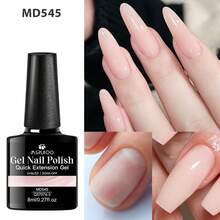 MSRUIOO 3-In-1 Quick Extension Nail Gel 8ml - Shaping, Color & Extension Nail Gel, Soak-Off UV/LED Nail Polish, Suitable For Salon & Home Manicure - Multicolor - View 8